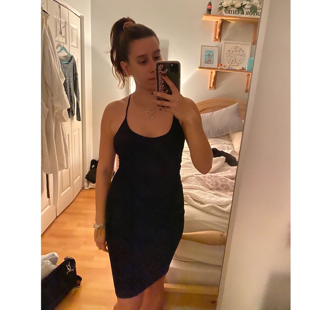 Simple black body on dress